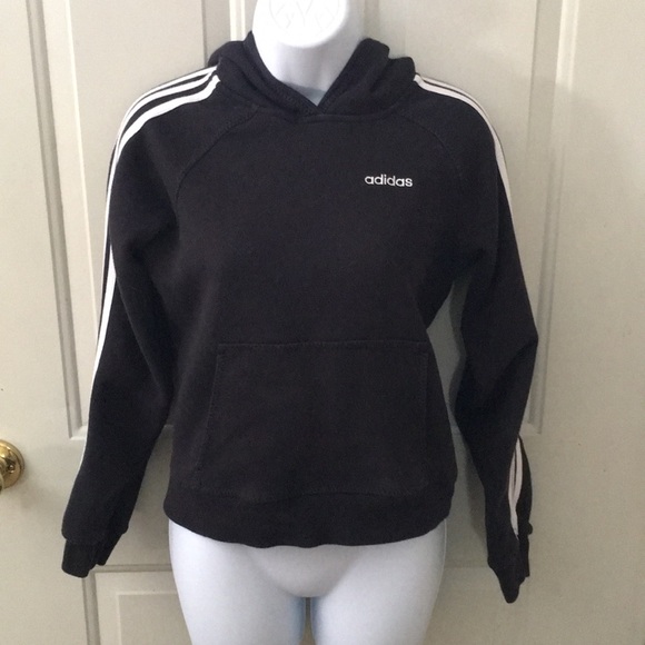 adidas Tops - Adidas women’s black classic sweatshirt hoodie.